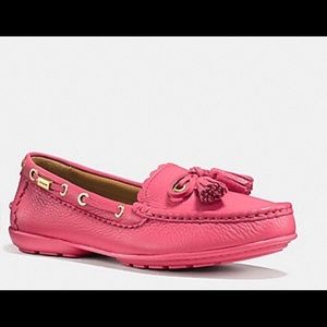 New In Box - Coach Leather Tassel Loafers